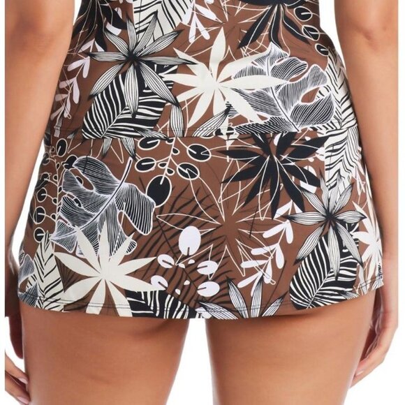 New Bleu Rod Beattie Bikini Swim Skirt Swimwear Bottom Bold Moves Side Slit 12 - Picture 6 of 8